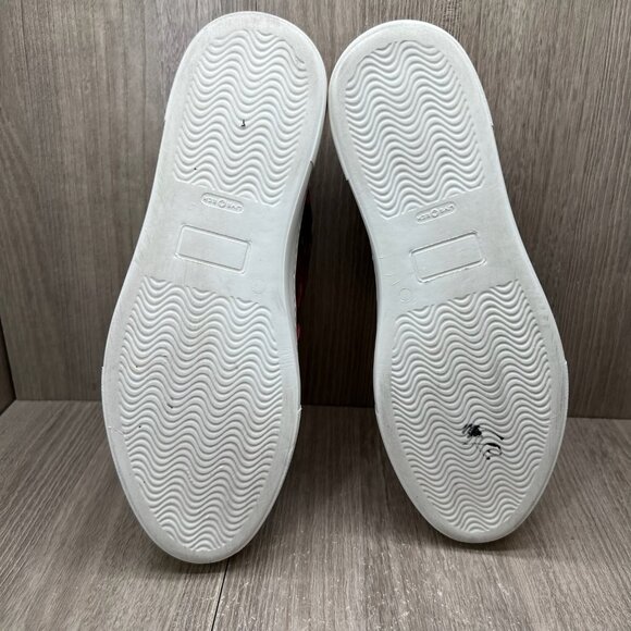 Area Forte Women Size 11 Italian Red Patent Leather Cut-Out Sneakers - Picture 9 of 10